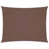 vidaXL Zonnescherm rechthoekig 3x6 m oxford stof bruin