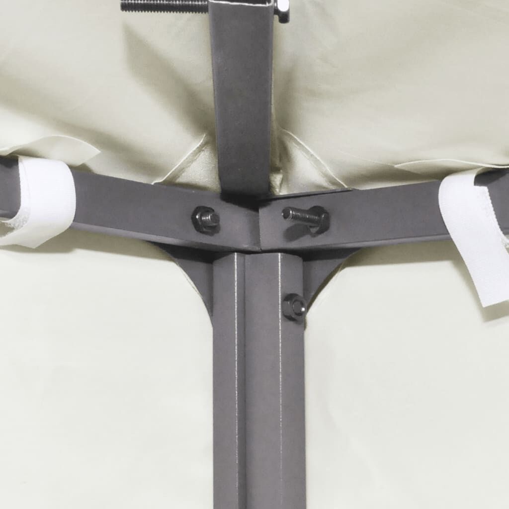 vidaXL Vervangend tentdoek prieel 310 g/m² 3x4 m crèmewit
