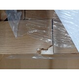 vidaXL Nachtkastje wandgemonteerd arisanaal eikenkleur