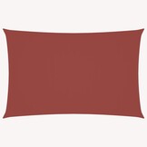 vidaXL Zonnescherm rechthoekig 6x8 m oxford stof terracottakleurig