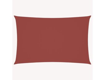 vidaXL Zonnescherm rechthoekig 6x8 m oxford stof terracottakleurig