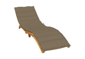 Comfortabel Ligbedkussen 200x50cm Gemêleerd Taupe - 33% Korting
