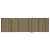Comfortabel Ligbedkussen 200x50cm Gemêleerd Taupe - 33% Korting