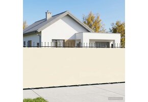 VidaXL Balkon Privacy Scherm Crèmekleurig - 180x500cm - 33% Korting