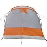VidaXL Tunneltent voor 4 personen - Waterdicht, Grijs/Oranje - 35% Korting!