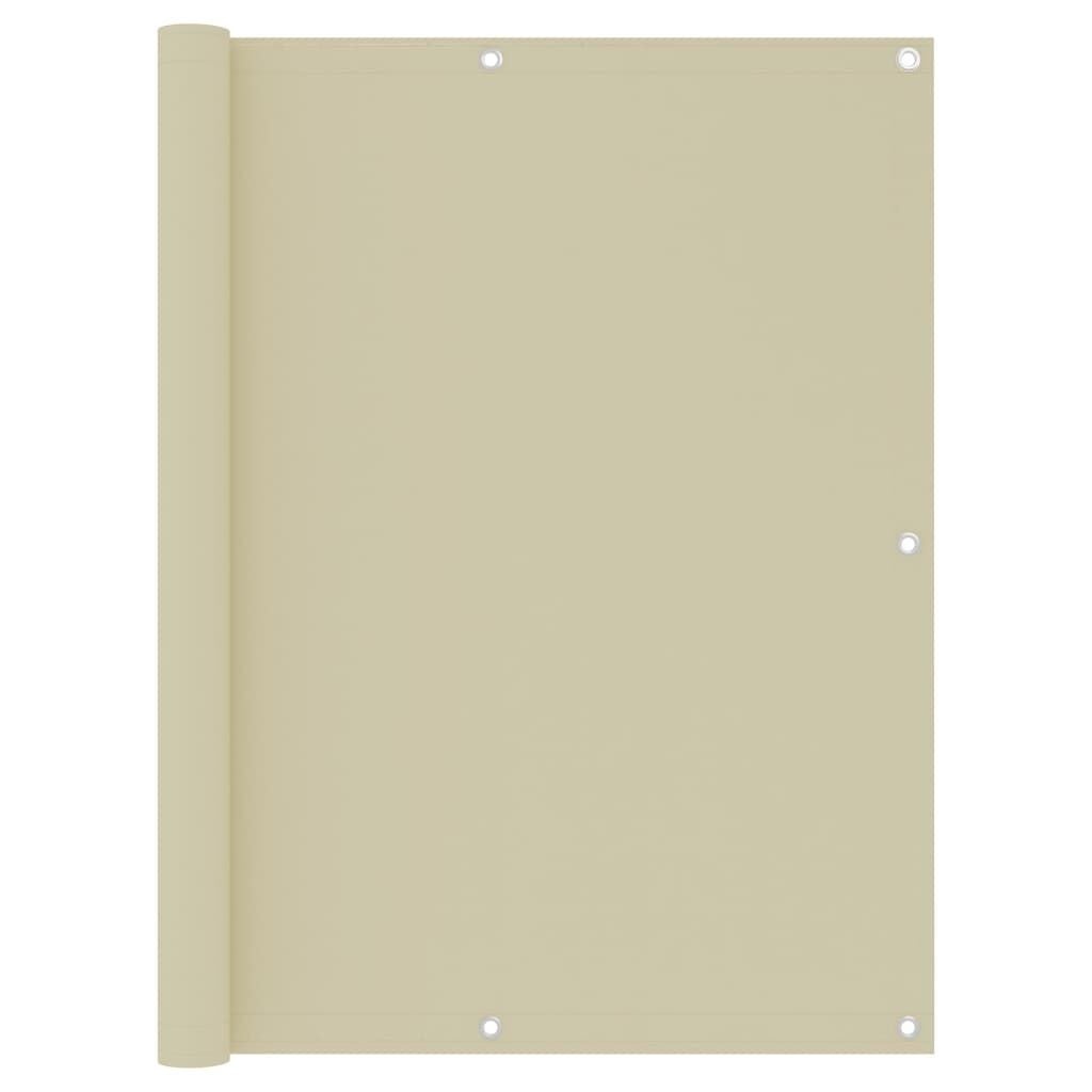 vidaXL Balkonscherm 120x500 cm oxford stof terracotta