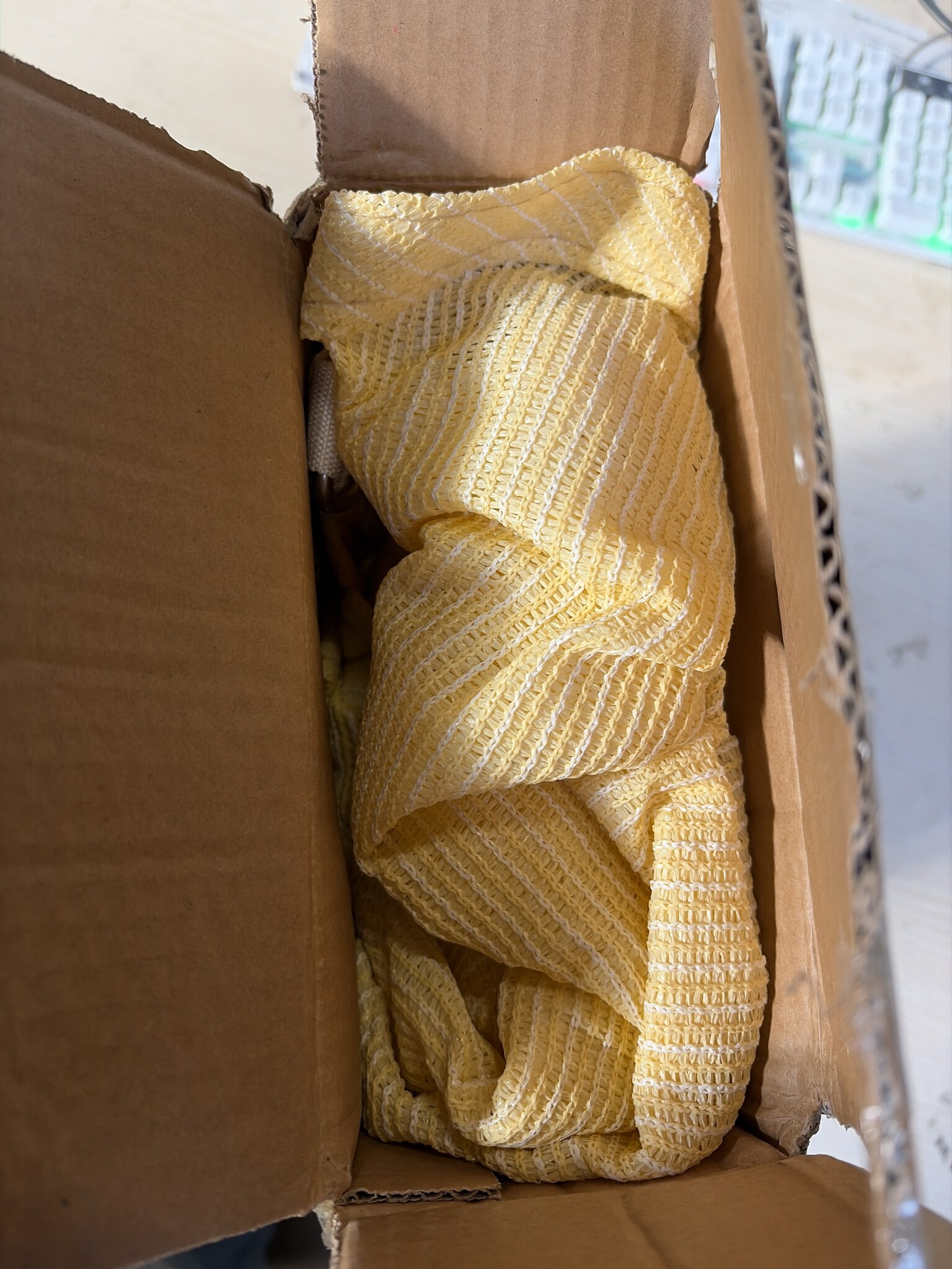 vidaXL Zonnezeil 160 g/m² 3x4x5 m HDPE beige