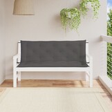 vidaXL Tuinbankkussens 2 st 150x50x7 cm oxford stof antracietkleurig