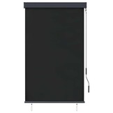 vidaXL Rolgordijn voor buiten 100x250 cm antraciet