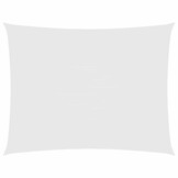 vidaXL Zonnescherm rechthoekig 2,5x3,5 m oxford stof wit