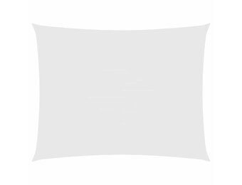 vidaXL Zonnescherm rechthoekig 2,5x3,5 m oxford stof wit