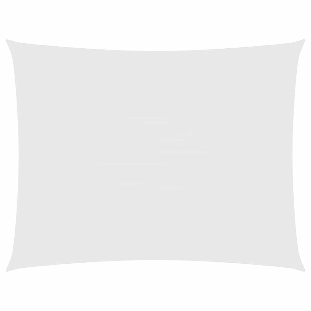 vidaXL Zonnescherm rechthoekig 2,5x3,5 m oxford stof wit