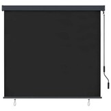 vidaXL Buiten Rolgordijn Gestreept Antraciet 180 x 250 cm Stof