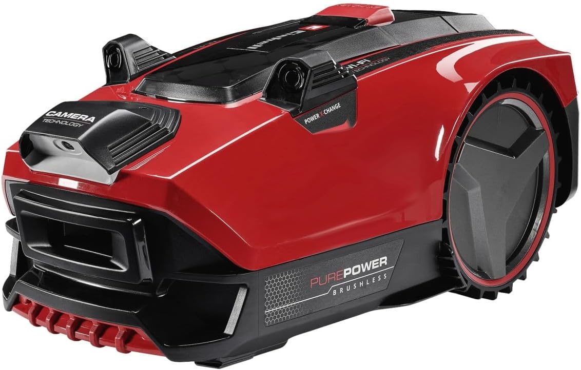 Einhell FREELEXO CAM PLUS 600 Robotmaaier - Rood/Zwart - 600 m² - incl. 4.0Ah Accu