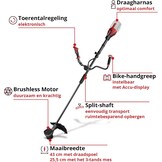 Einhell Professional Accu-Bosmaaier GP-BC 36/430 Li BL-Solo - 43 cm snijbreedte - Rood