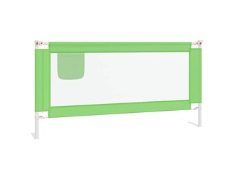 vidaXL Bedhekje peuter 180x25 cm stof groen
