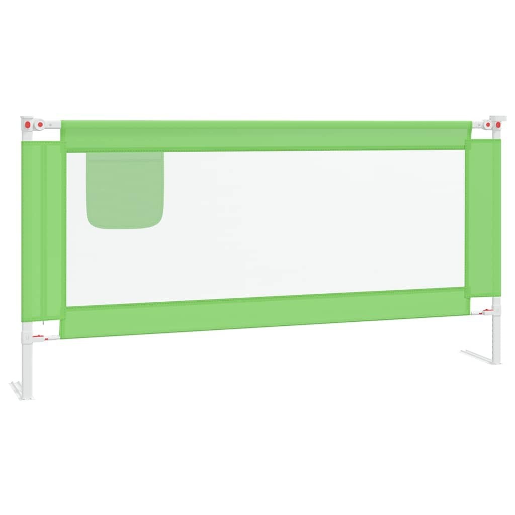 vidaXL Bedhekje peuter 180x25 cm stof groen
