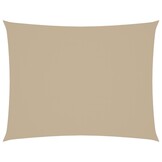 Rechthoekig Zonnescherm 2,5x4m Beige Oxford Stof - 40% Korting