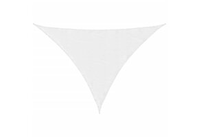 Driehoekig Zonnescherm Oxford Stof Wit 3x4x5m - 38% Korting