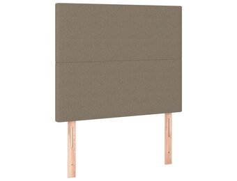 Hoofdborden Set Taupe Stof 80x5x78/88 cm - 57% Korting