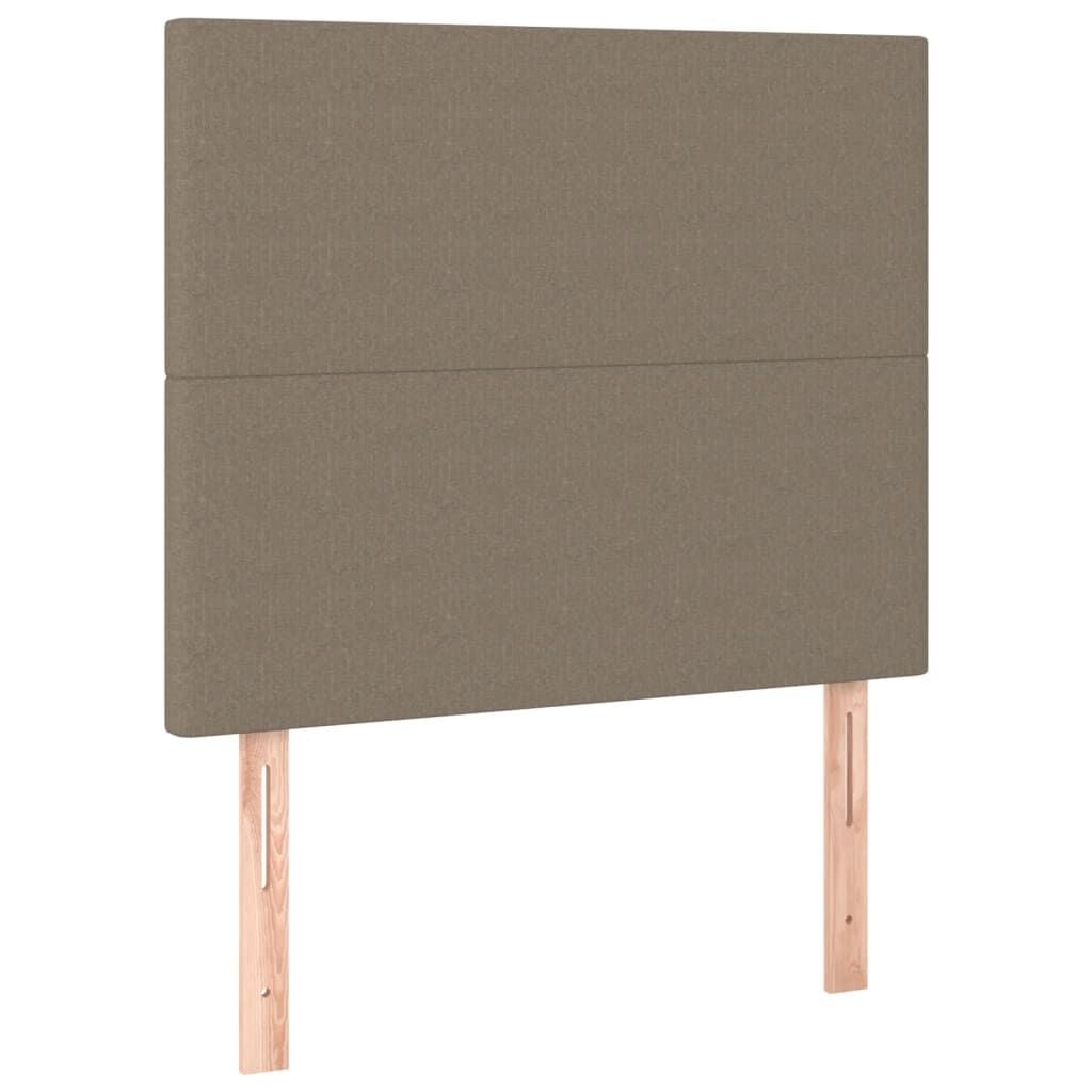 Hoofdborden Set Taupe Stof 80x5x78/88 cm - 57% Korting