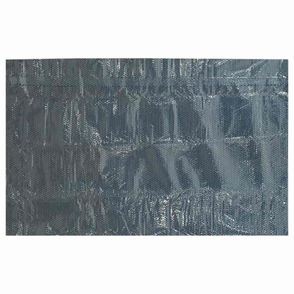 vidaXL Zwembadfolie solar drijvend 500x300 cm PE zwart en blauw