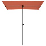 Parasol Terracotta Aluminium Paal 180x110 cm - 33% Korting