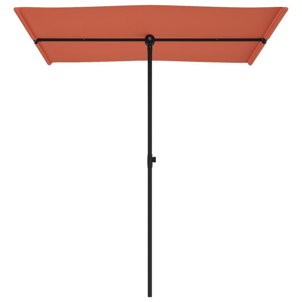 Parasol Terracotta Aluminium Paal 180x110 cm - 33% Korting