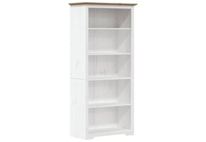 Boekenkast 5-laags Grenenhout BODO 82x40x173 cm Bruin (55% Korting)
