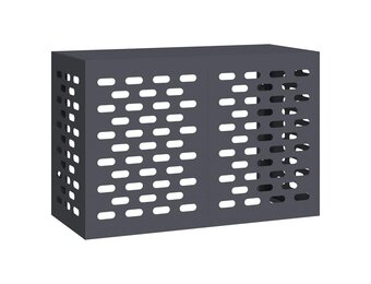 Airconditioner Hoes Staal Antraciet 90x40x60cm - 34% Korting!