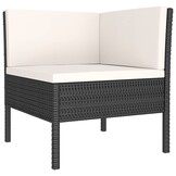 Loungeset Poly Rattan met Kussens - 58% Korting