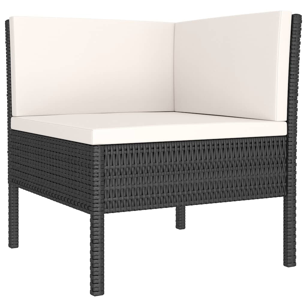 Loungeset Poly Rattan met Kussens - 58% Korting