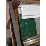 vidaXL Tuinschuur 257x298x178 cm metaal groen