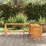 Tuinhoekbank met Plantenbak Acaciahout 117x117 cm - 34% Korting
