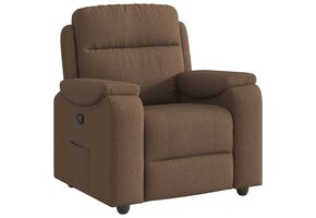Verstelbare Fauteuil met Voetensteun - Stof Bruin (41% Korting)