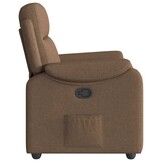 Verstelbare Fauteuil, Stof Bruin, 35% Korting