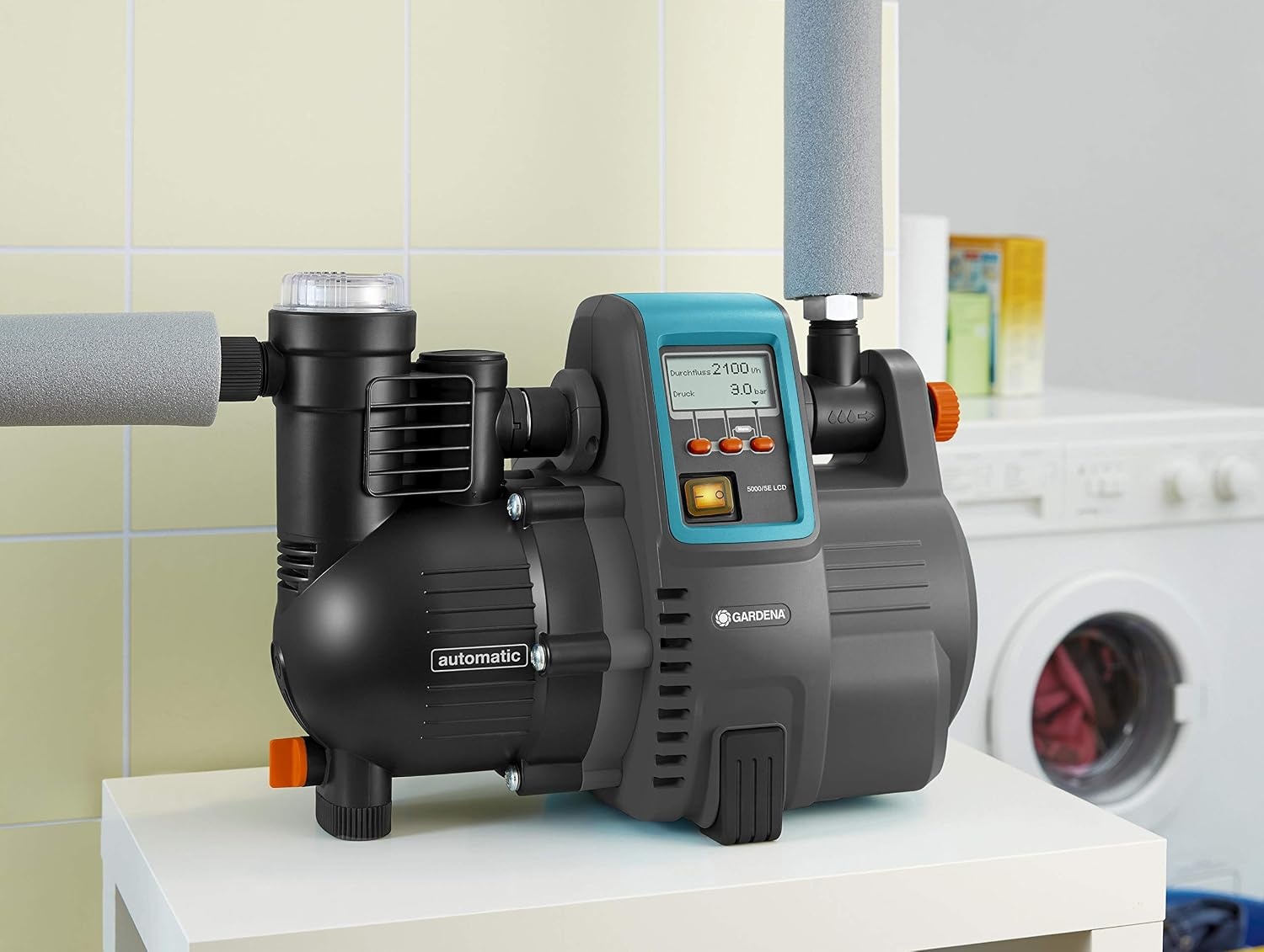 Gardena Hydrofoorpomp 5000/5E LCD Donkerblauw M - 35% Korting