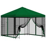 Groene Gazebo 3x3m met Zijwanden - 54% Korting!