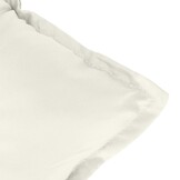 VidaXL Stoelkussens 2 stuks crème gemêleerd - Lage Rug - 33% Korting