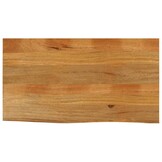 Tafelblad Massief Mangohout met Natuurlijke Rand 110x60 cm - 34% Korting