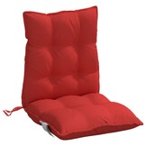 VidaXL Stoelkussens Lage Rug Oxford Stof Rood (2 stuks) - 34% Korting