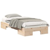 vidaXL Houten Bedframe Bruin 90x200 cm - 54% Korting