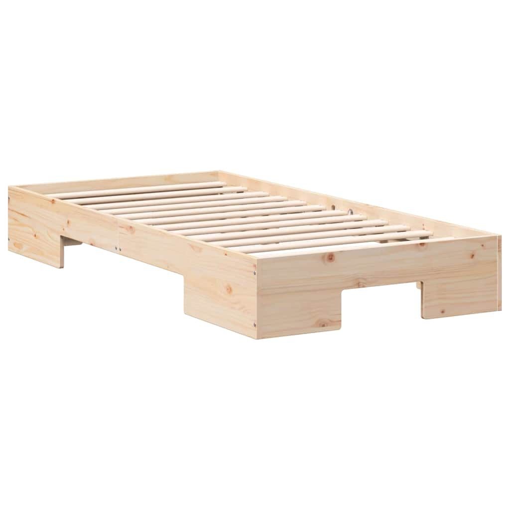 vidaXL Houten Bedframe Bruin 90x200 cm - 54% Korting