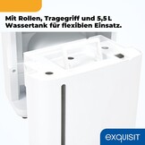 Exquisit Mobiele Luchtontvochtiger LE 2055 wes Wit 20L/dag - 34% Korting