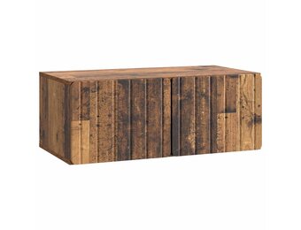 vidaXL Wandbeugel TV-kast 78,5 x 41 x 30 cm Oud hout Bewerkt hout