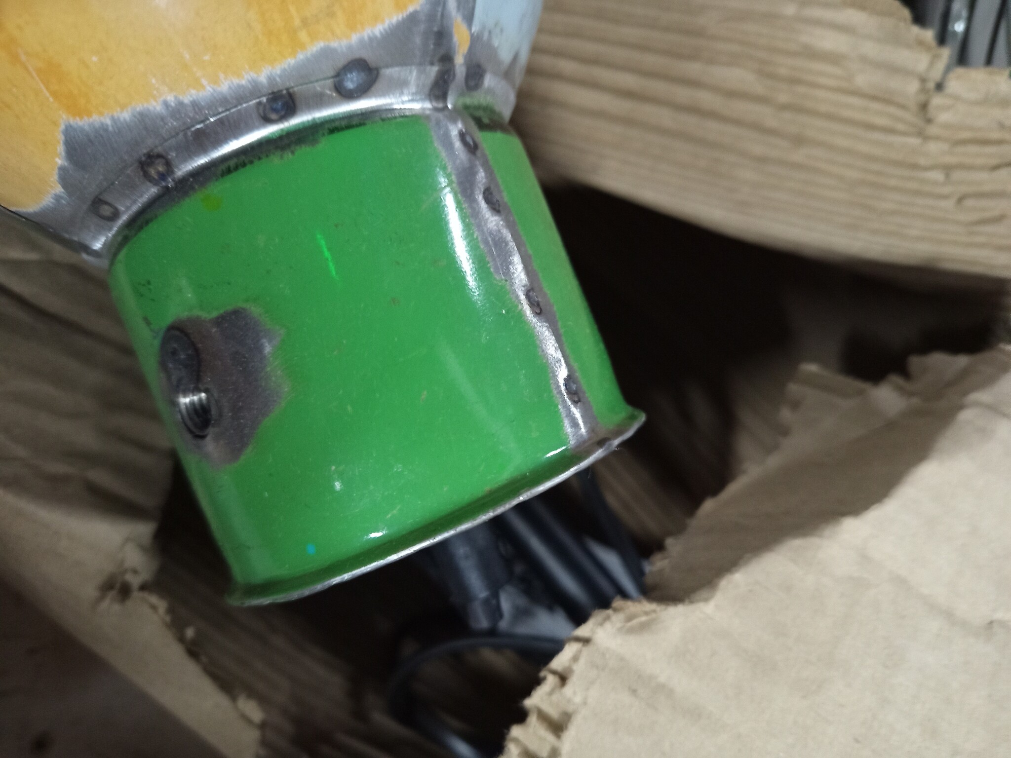 vidaXL Vloerlamp met 2 lampenkappen E27 meerkleurig