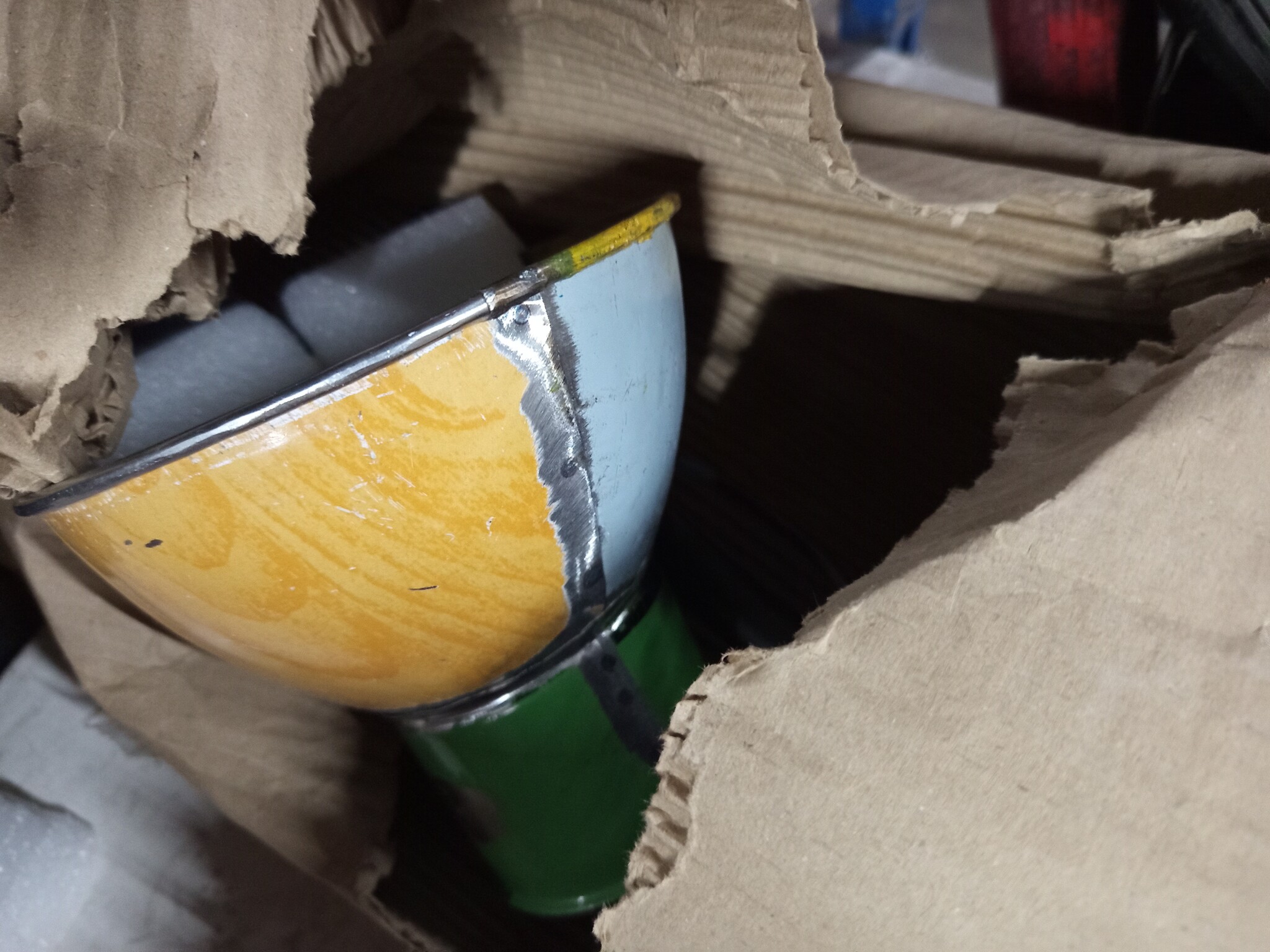 vidaXL Vloerlamp met 2 lampenkappen E27 meerkleurig