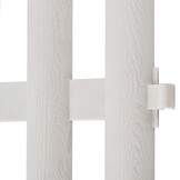 vidaXL Gazonranden 17 st 10 m wit