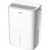 COMFEE' CDDOE-12DEN7-QA3(EU) Luchtontvochtiger voor huis, schimmel, 12 l/24 uur, geschikt tot 20 m², jerrycan van 2,5 l, geluidsarm, draaibare wielen, droogmodus, dubbele drainage, timer - Maat 12L-20㎡(New)
