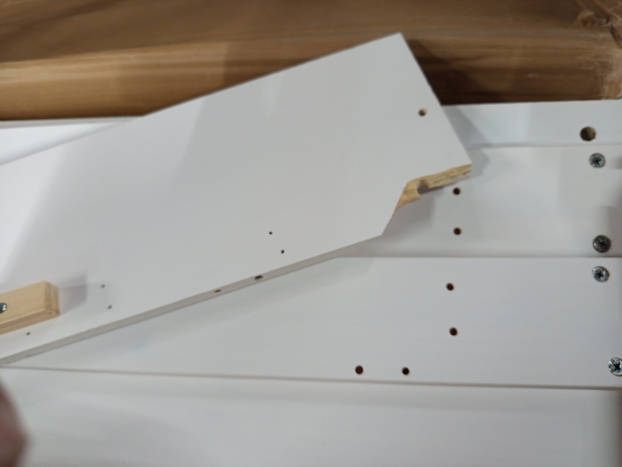 vidaXL Bedframe massief hout wit 140x200 cm